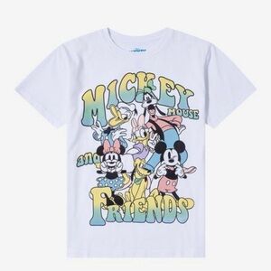 Disney Mickey Mouse and Friends Kids T-Shirt - White and Multicolor